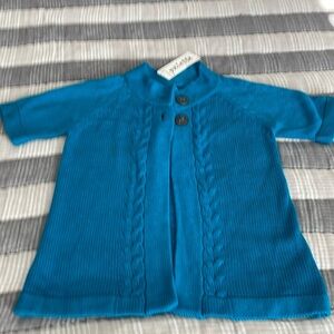 Two button cardigan sweater, size L.  Brand new with tags